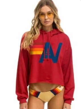 Aviator Nation cropped hoodie
